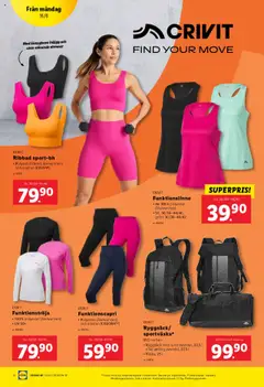Lidl reklamblad aktuell från 16.06.2025 | Sida: 12 | Produkter: Ryggsäck