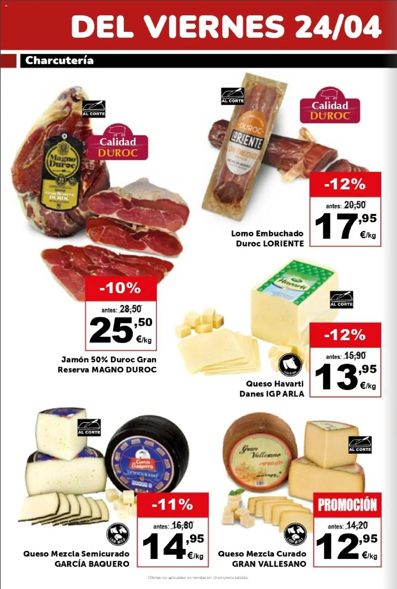 Masymas folleto │ válido desde el 24.04.2026 | Página: 4 | Productos: Queso, Jamón