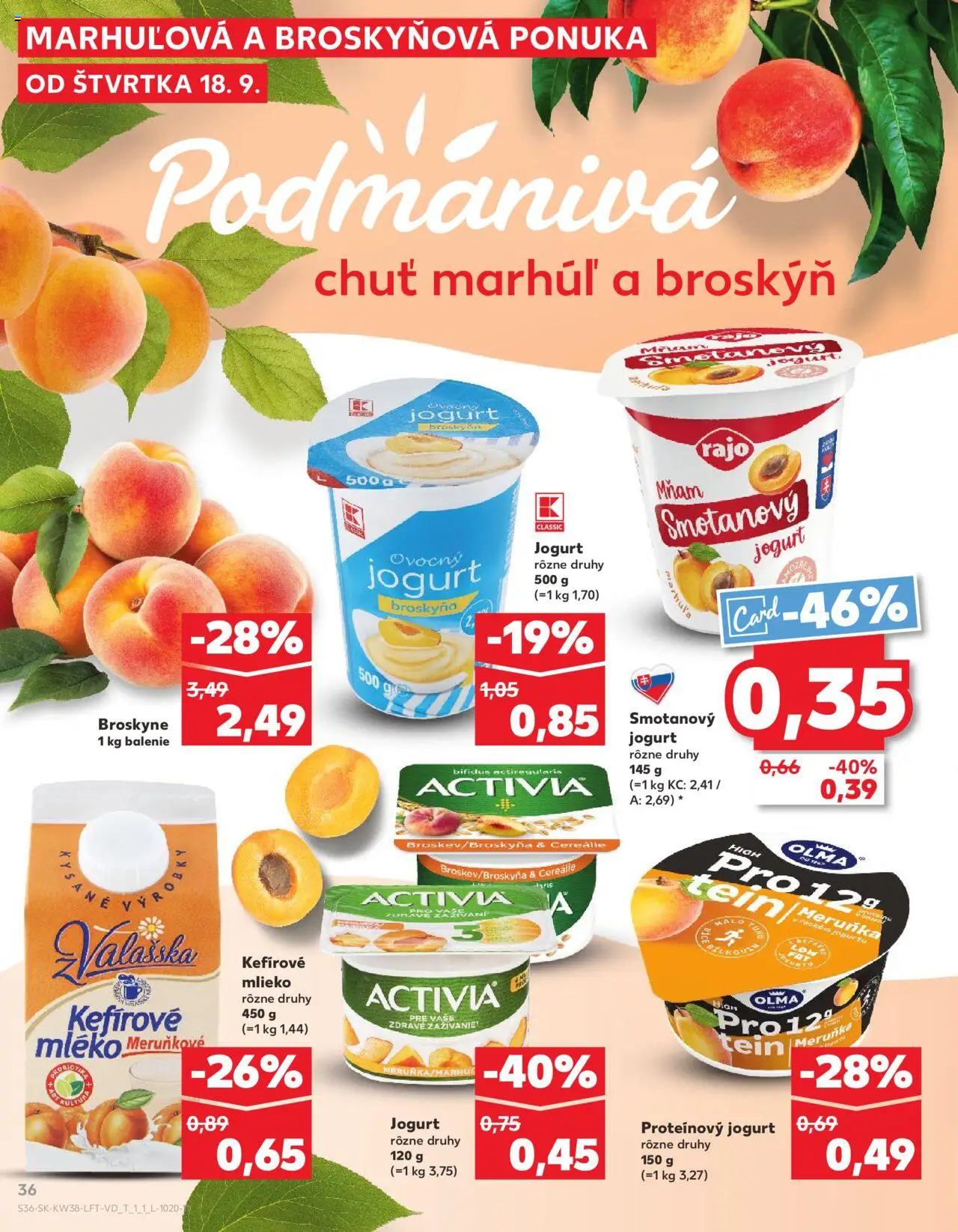 Kaufland SK akciós ujság - amely érvényes a következő dátumtól: 18.09.2025 | Oldal: 36