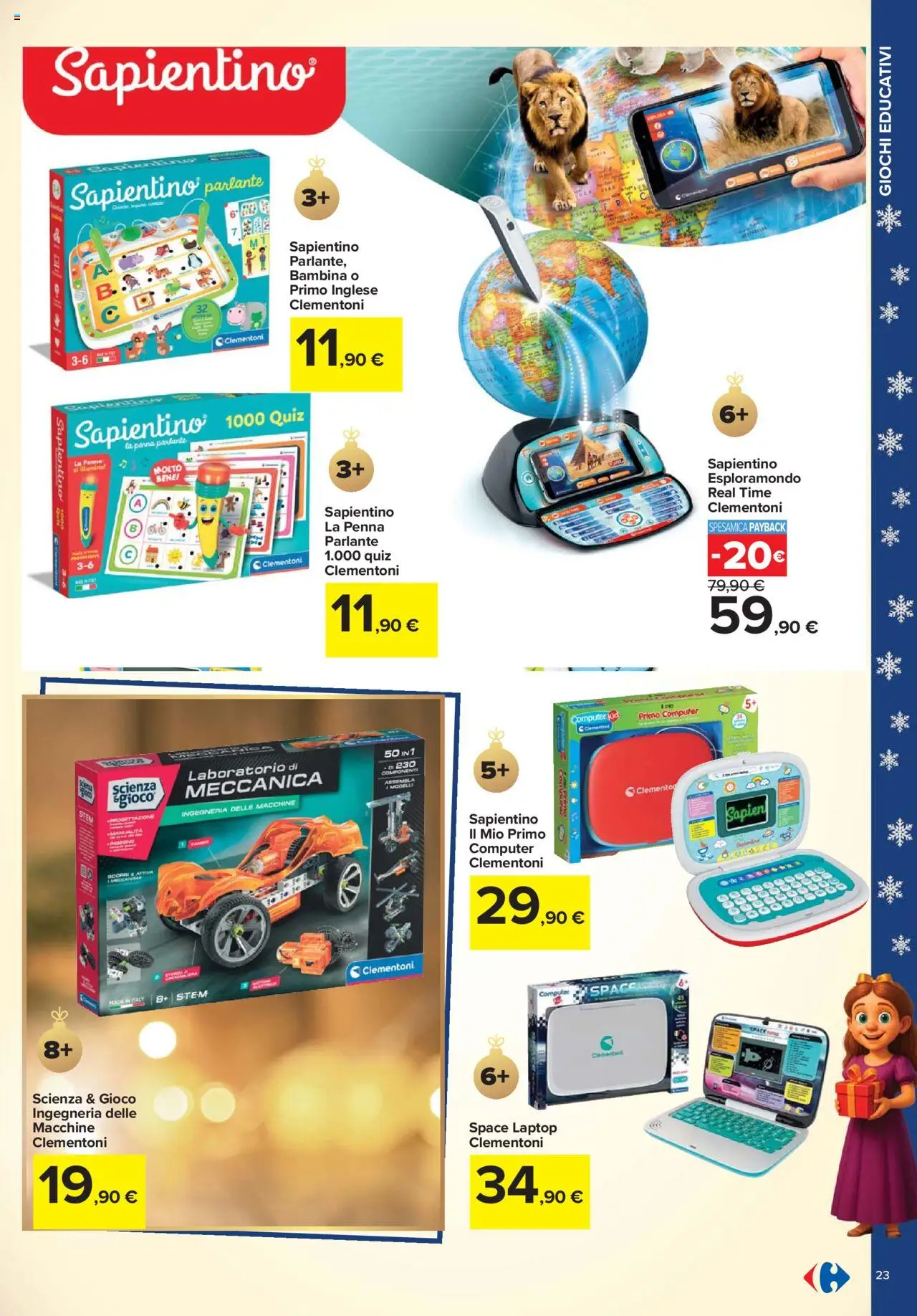 Volantino Carrefour del 24.10.2025 | Pagina: 23 | Prodotti: Panna, Laptop, Computer, Gioco