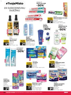 Katalog Tommy - Pregled kataloga iz trgovine Tommy, vrijedi od 06.11.2025 | Stranica: 28 | Proizvodi: Tamponi, Blaznice, Ručnik, Nivea