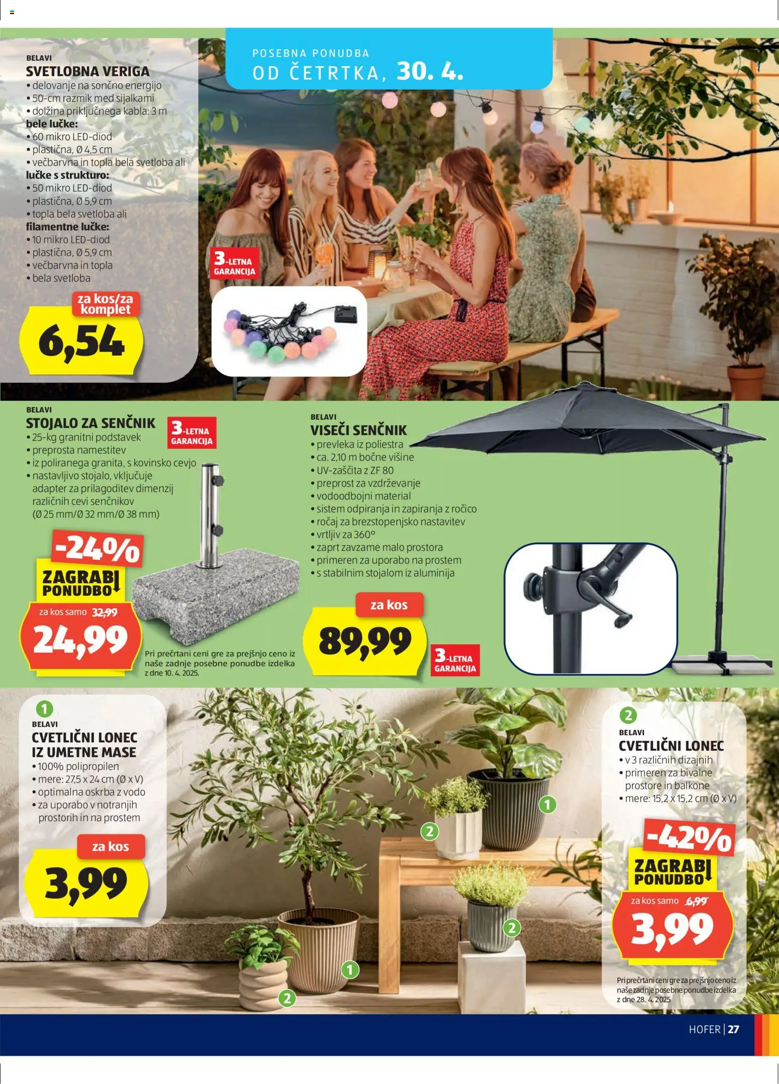 Hofer SI katalog | vrijedi od 22.04.2026 | Stranica: 27 | Proizvodi: Med, Adapter