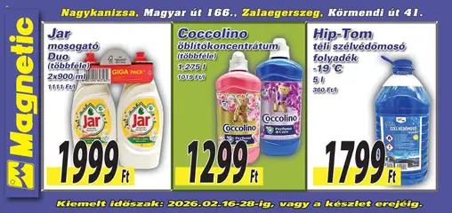 Magnetic - Óriásplakátok - amely érvényes a következő dátumtól: 16.02.2026 | Oldal: 3 | Termékek: Coccolino