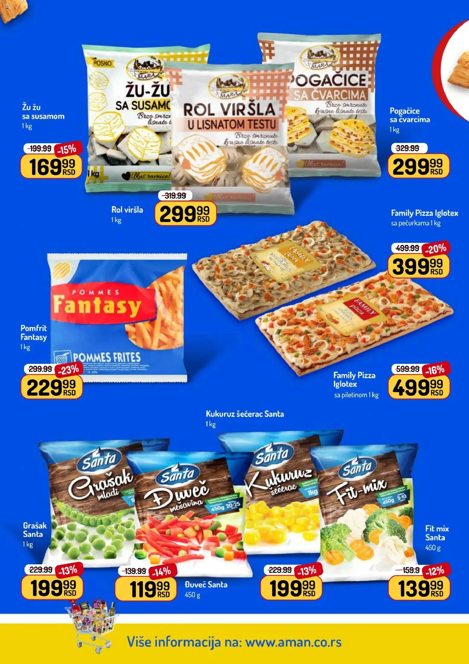 Aman katalog - važi od 30.03.2026 | Strana: 18 | Proizvode: Lisnato testo, Grašak, Kukuruz šećerac, Kukuruz