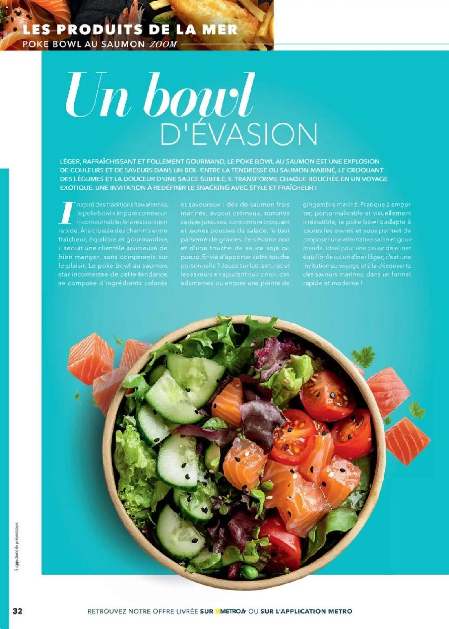 {H1} | Page: 32 | Produits: Avocat, Gingembre, Riz, Saumon