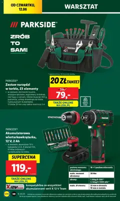 Lidl Katalog od 09.06.2025 | Strona: 40 | Produkty: Ładowarka, Zestaw narzędzi