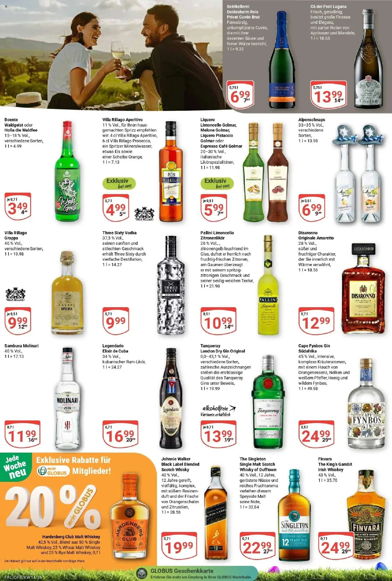 Globus prospekt Freilassing	 – gültig ab 30.03.2026 | Seite: 22 | Produkte: Duft, Melone, Eis, Johnnie walker