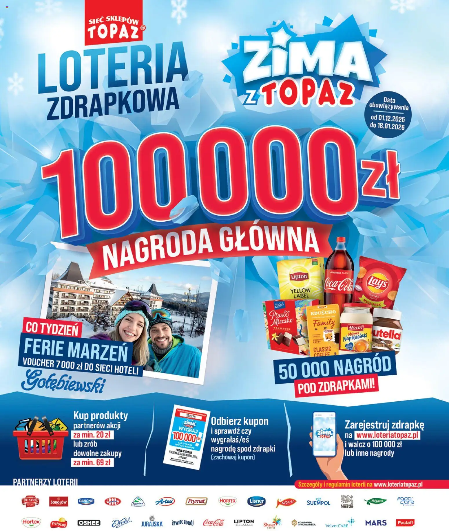Topaz Gazetka MAZ od 08.01.2026 | Strona: 2 | Produkty: Coca cola, Majonez