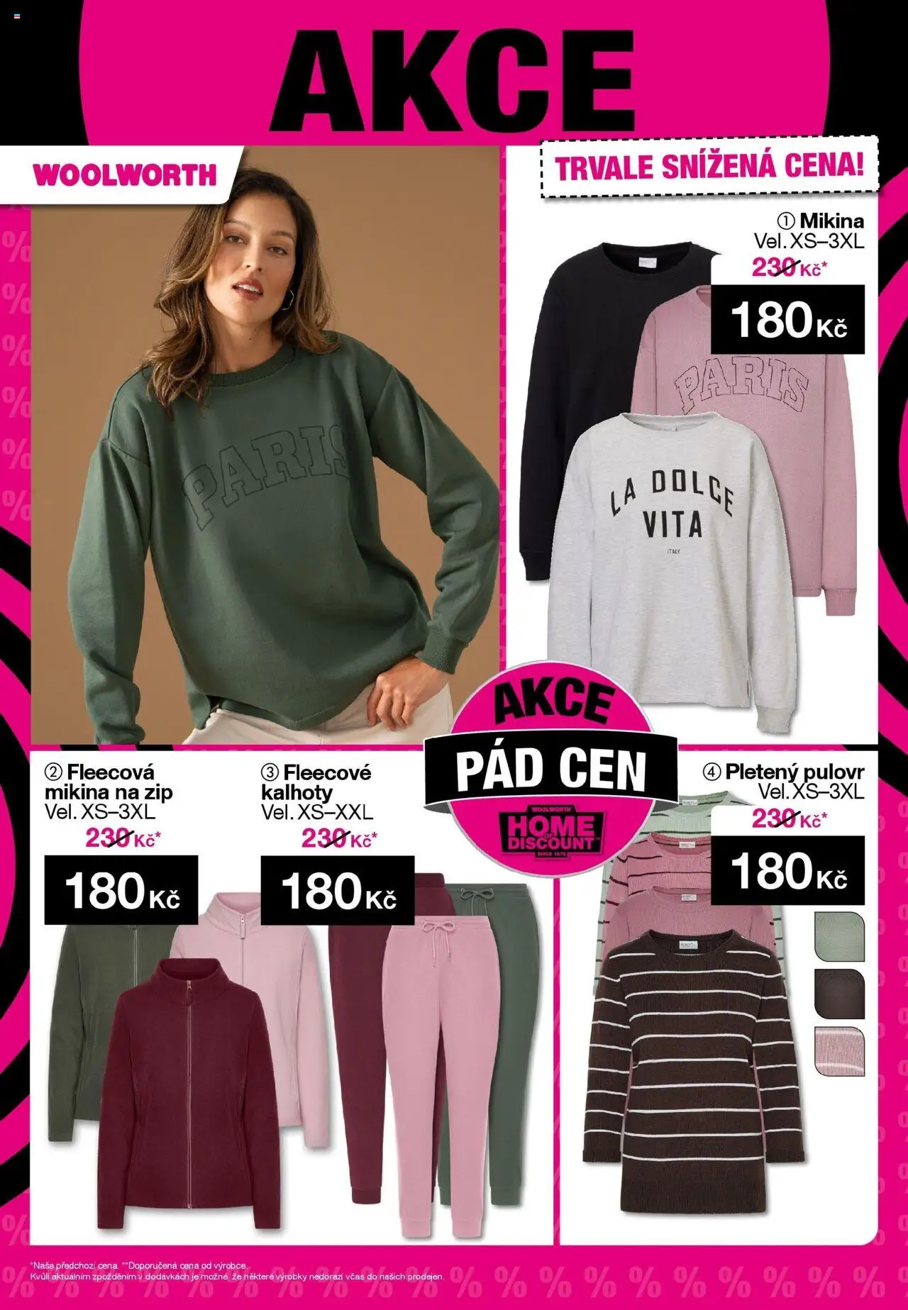 Woolworth leták od 03.10.2025 - akční nabídka | Strana: 12 | Produkty: Mikina, Kalhoty