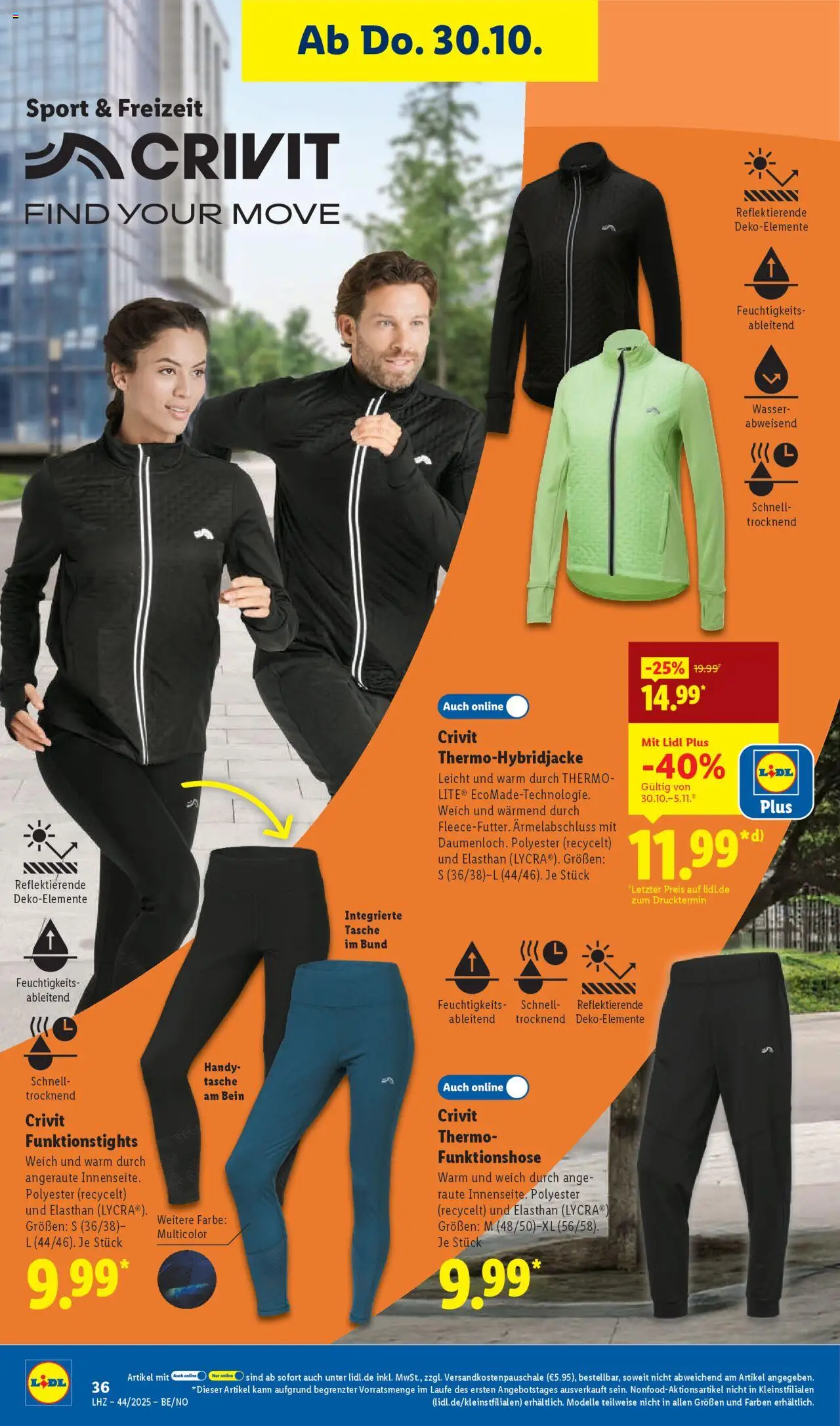 Lidl Prospekt Zossen – gültig ab 27.10.2025 | Seite: 56 | Produkte: Tasche, Wasser
