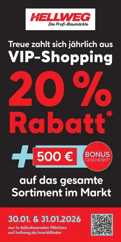 HELLWEG Fürstenfeld ab 30.01.2026 gültig