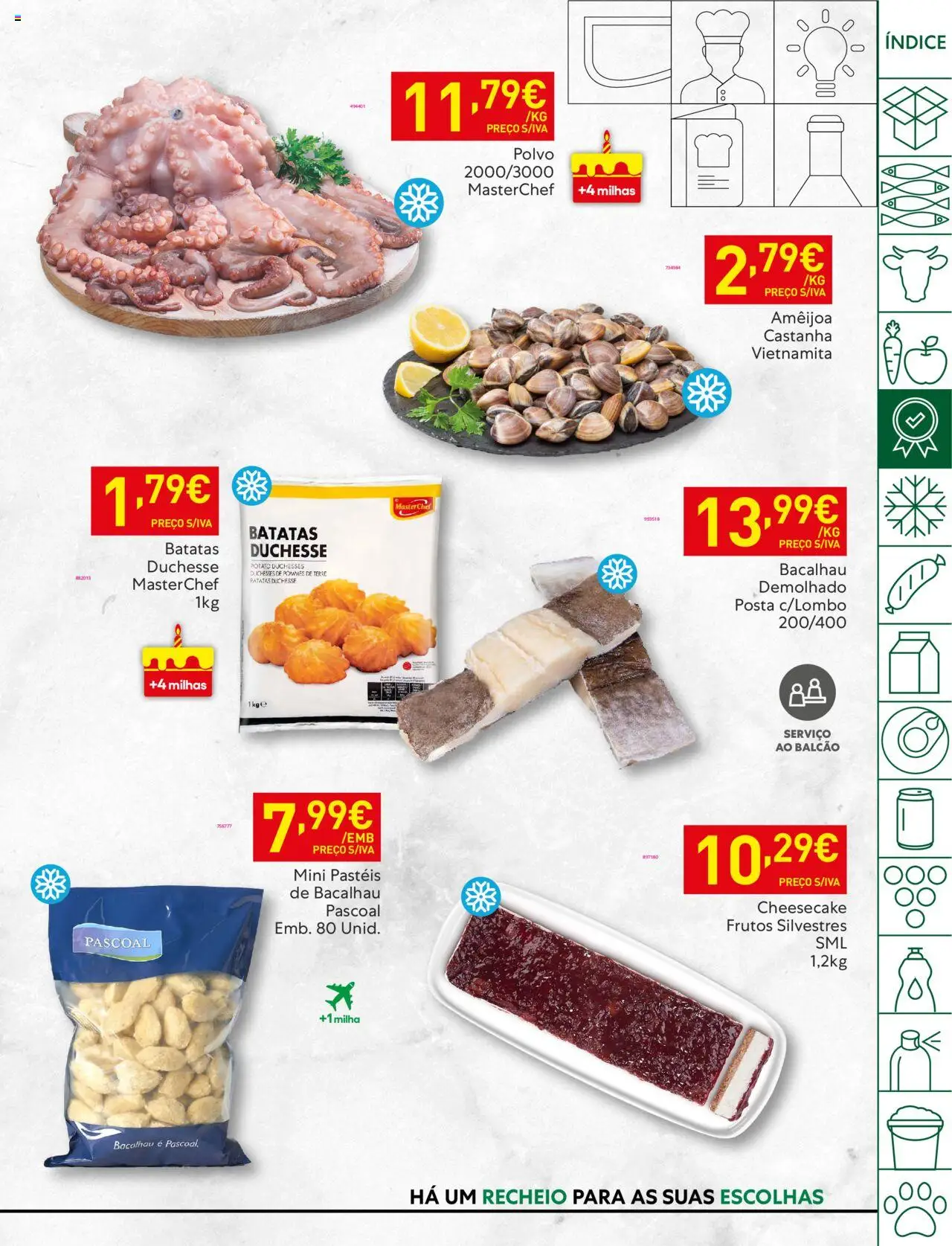 Recheio folheto │ válido de 21.10.2025 | Página: 13 | Produtos: Bacalhau, Polvo