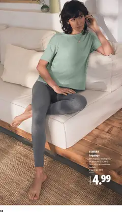 Pré-visualização Leggings, 95% Algodão (biológico), 5% elastano (LYCRA®) Tam. XS ao XL consoante modelo A partir de 20/4 válido de 20.04.2026 | Página: 32 | Produtos: Algodão, Leggings