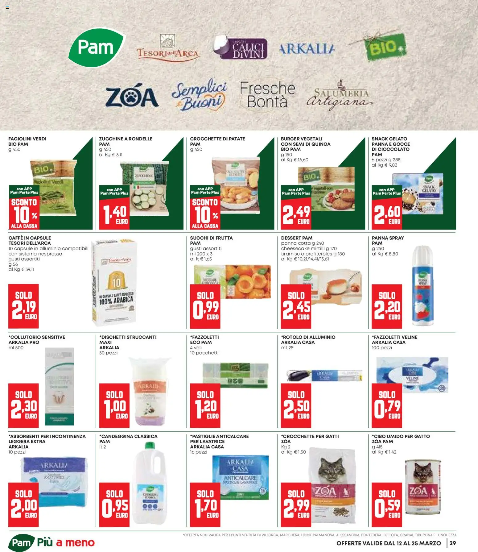 Volantino Panorama del 12.03.2026 | Pagina: 29 | Prodotti: Panna, Gelato, Crocchette, Fagiolini