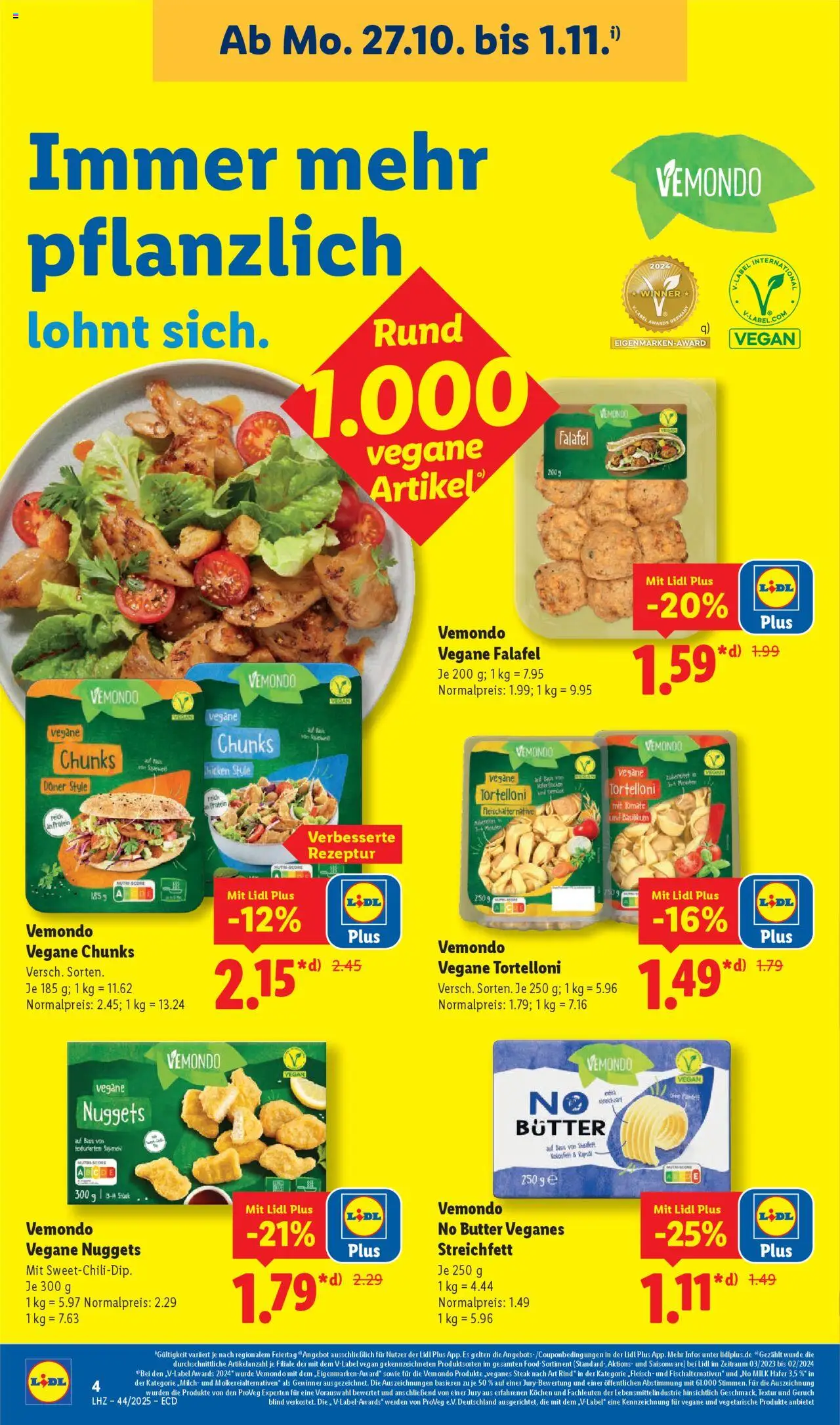 Lidl - Prospekt – gültig ab 27.10.2025 | Seite: 8 | Produkte: Butter, Rapsöl, Steak