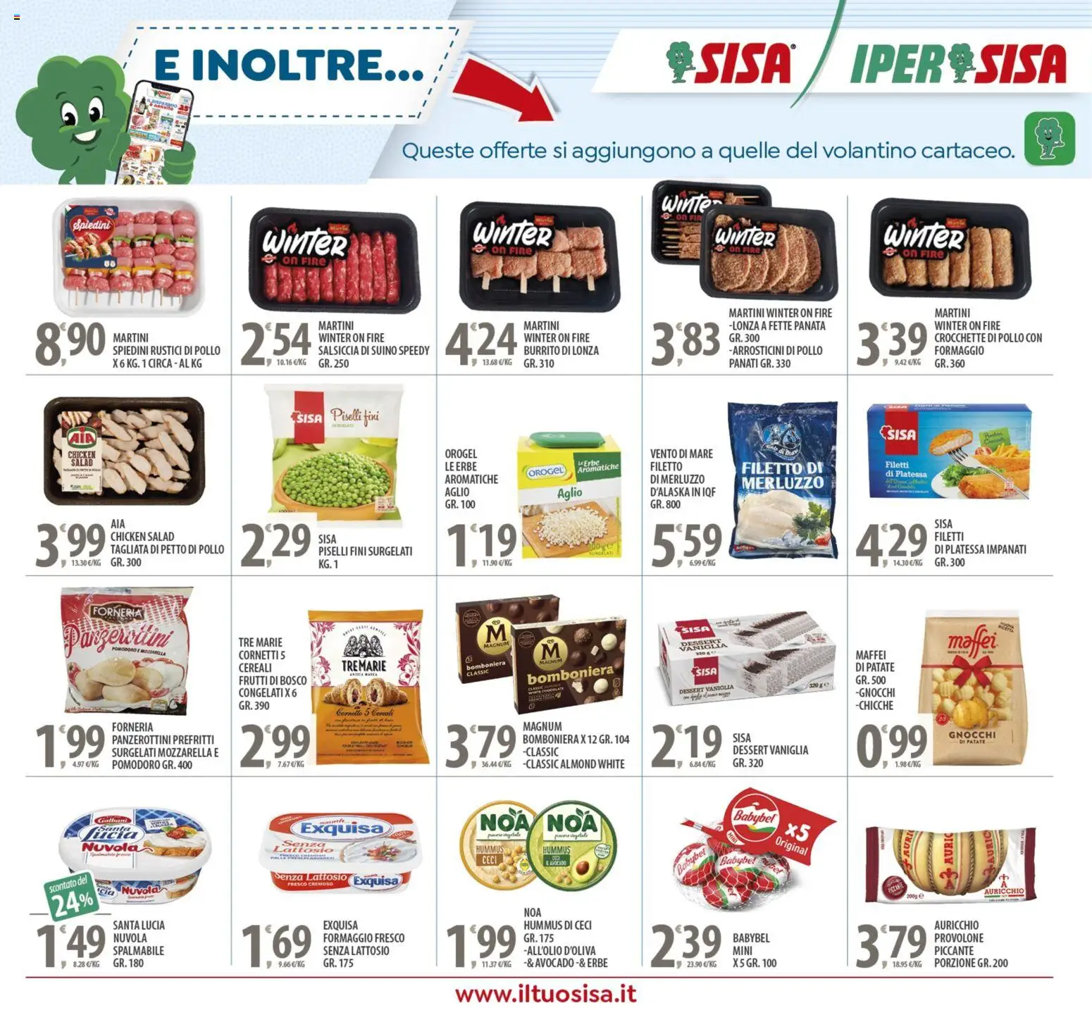 Volantino SISA del 25.11.2025 | Pagina: 19 | Prodotti: Petto di Pollo, Avocado, Salsiccia, Crocchette