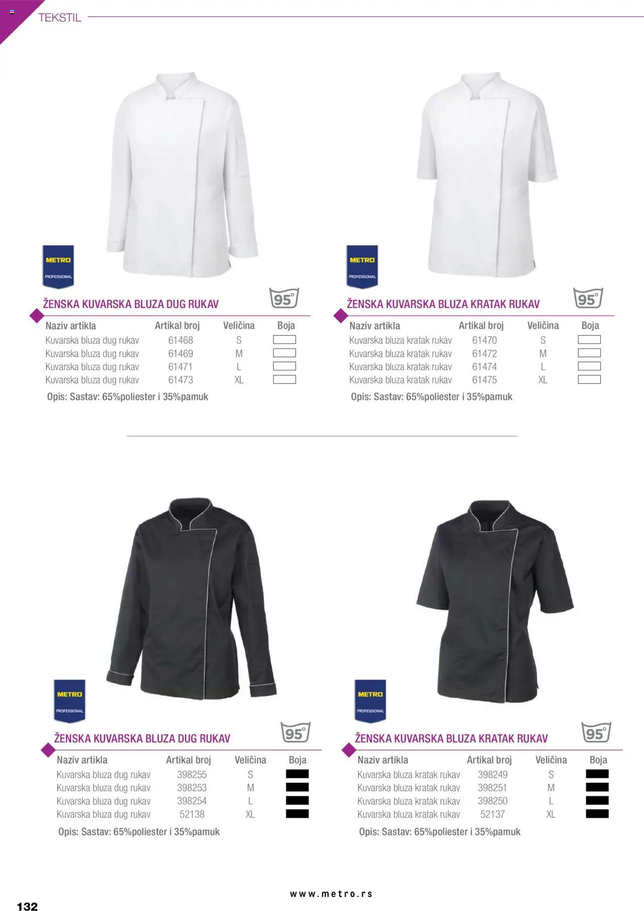 Metro katalog - važi od 05.05.2025 | Strana: 132 | Proizvode: Bluza