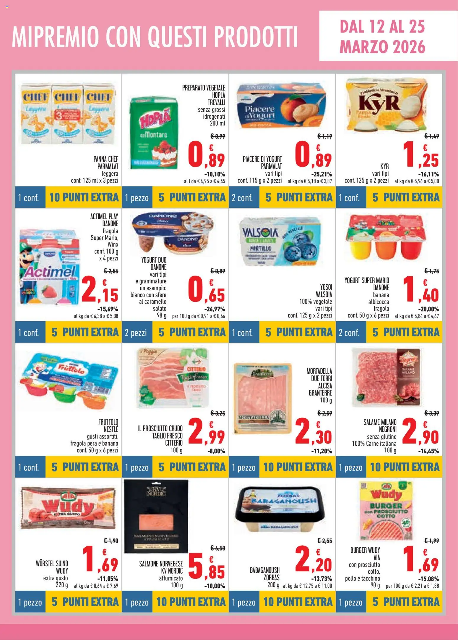 Volantino Conad del 26.02.2026 | Pagina: 11 | Prodotti: Prosciutto Cotto, Pollo, Panna, Suino