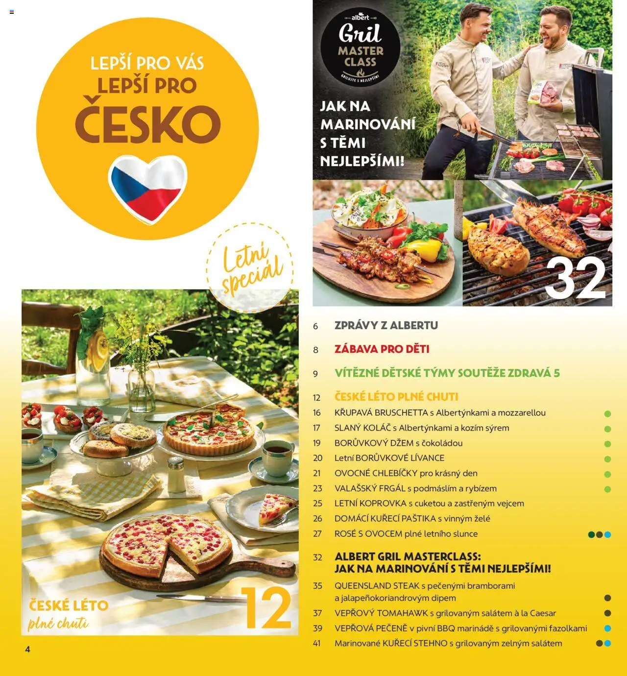 Albert magazín od 01.07.2025 | Strana: 4 | Produkty: Džem, Bruschetta, Gril, Paštika