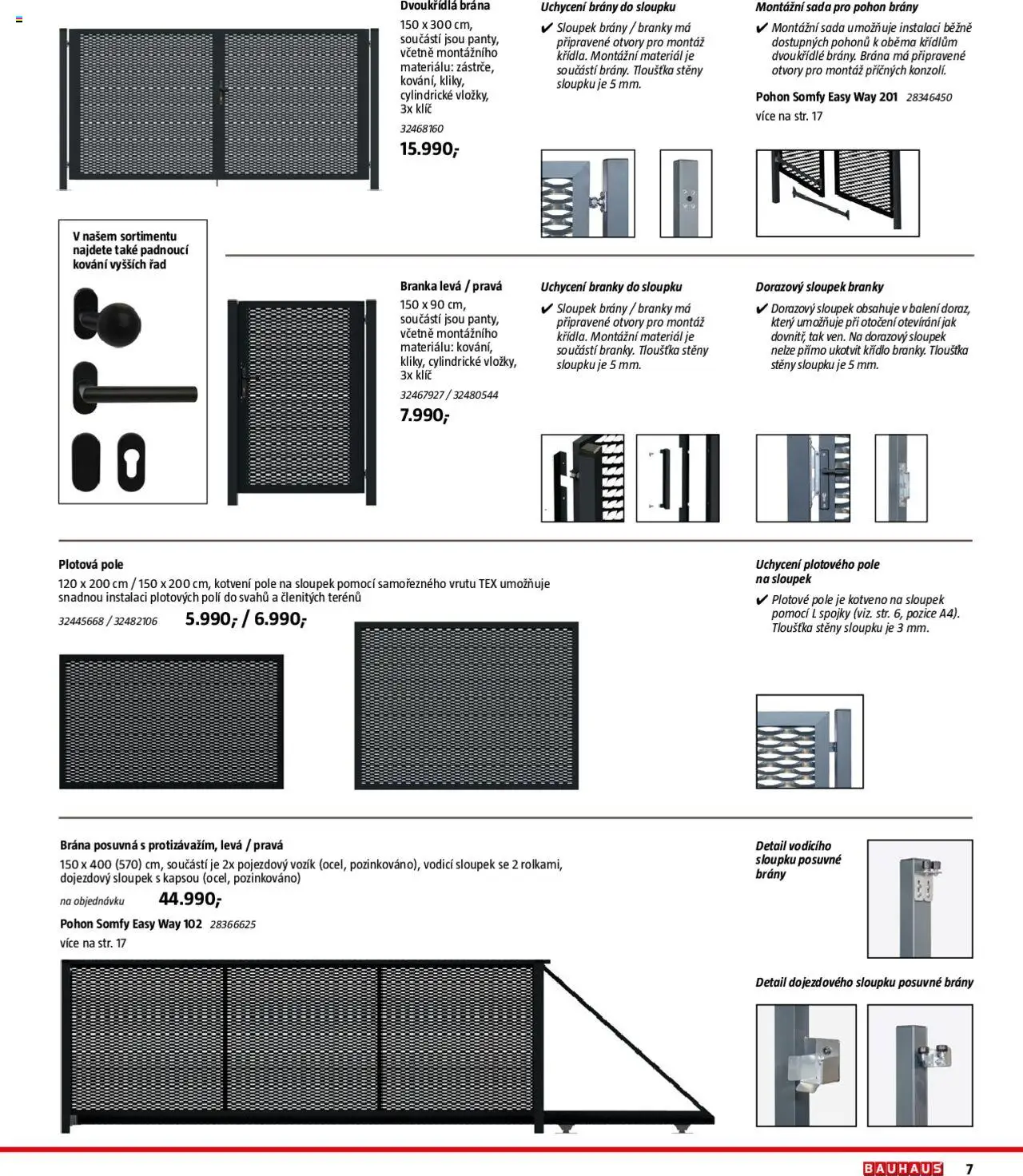 Bauhaus katalog Ploty a zahradní domky od 01.04.2025 | Strana: 7