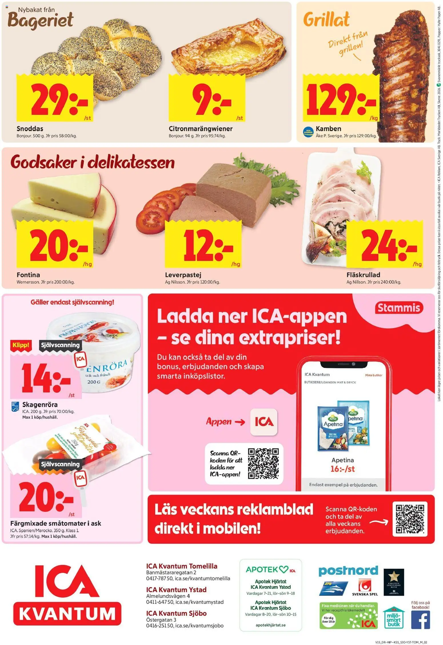 ICA Kvantum reklamblad aktuell från 06.04.2026 | Sida: 10 | Produkter: Galler, Papper, Spel