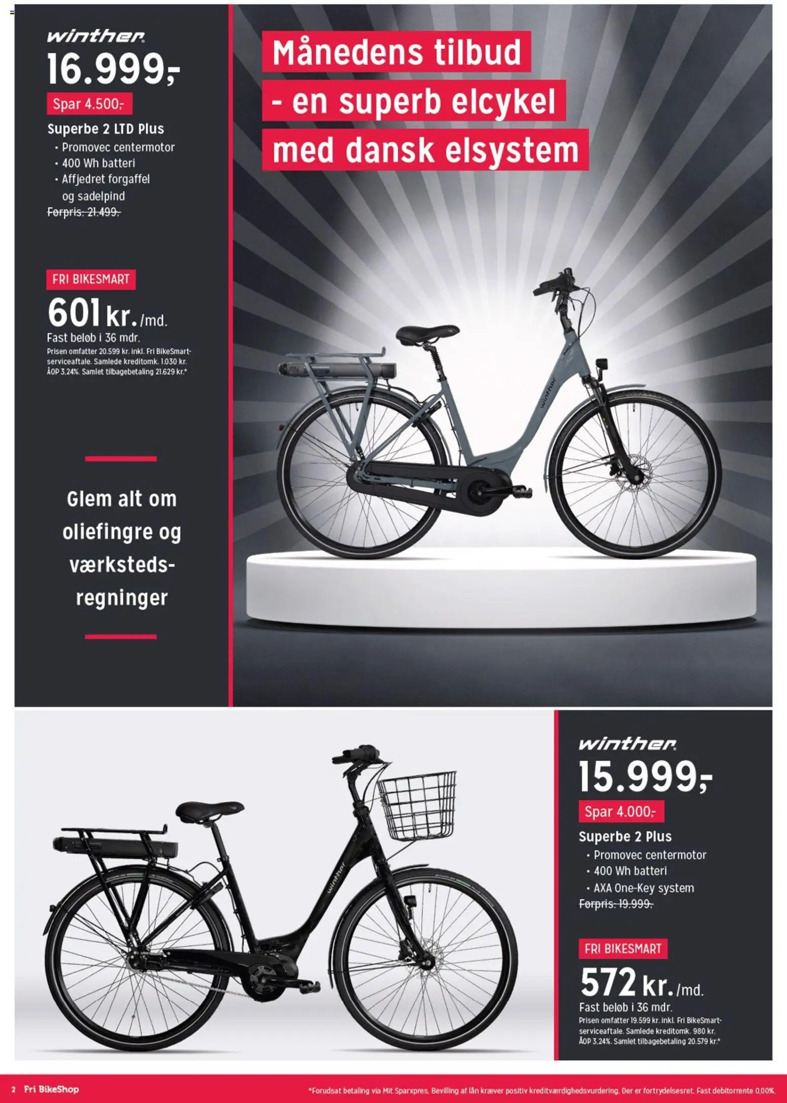 Fri BikeShop tilbudsavis – gyldig fra 14.11.2025 | Side: 2 | Produkter: Batteri