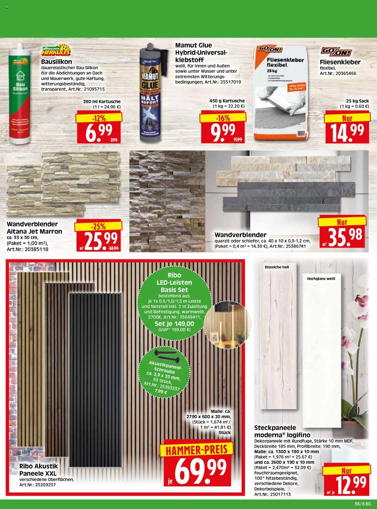 HERKULES - Bau & Garten – gültig ab 15.09.2025 | Seite: 6 | Produkte: Wasser, Netzteil