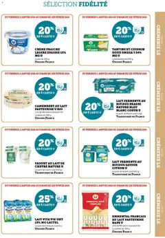 U Express - Prévisualisation de U Express - Ma sélection Carte U janvier valide à partir de 02.01.2026 | Page: 5 | Produits: Lait, Yaourt, Camembert, Crème