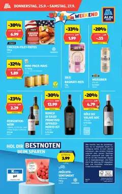 Aldi Aktionen ab 25.09.2025 gültig