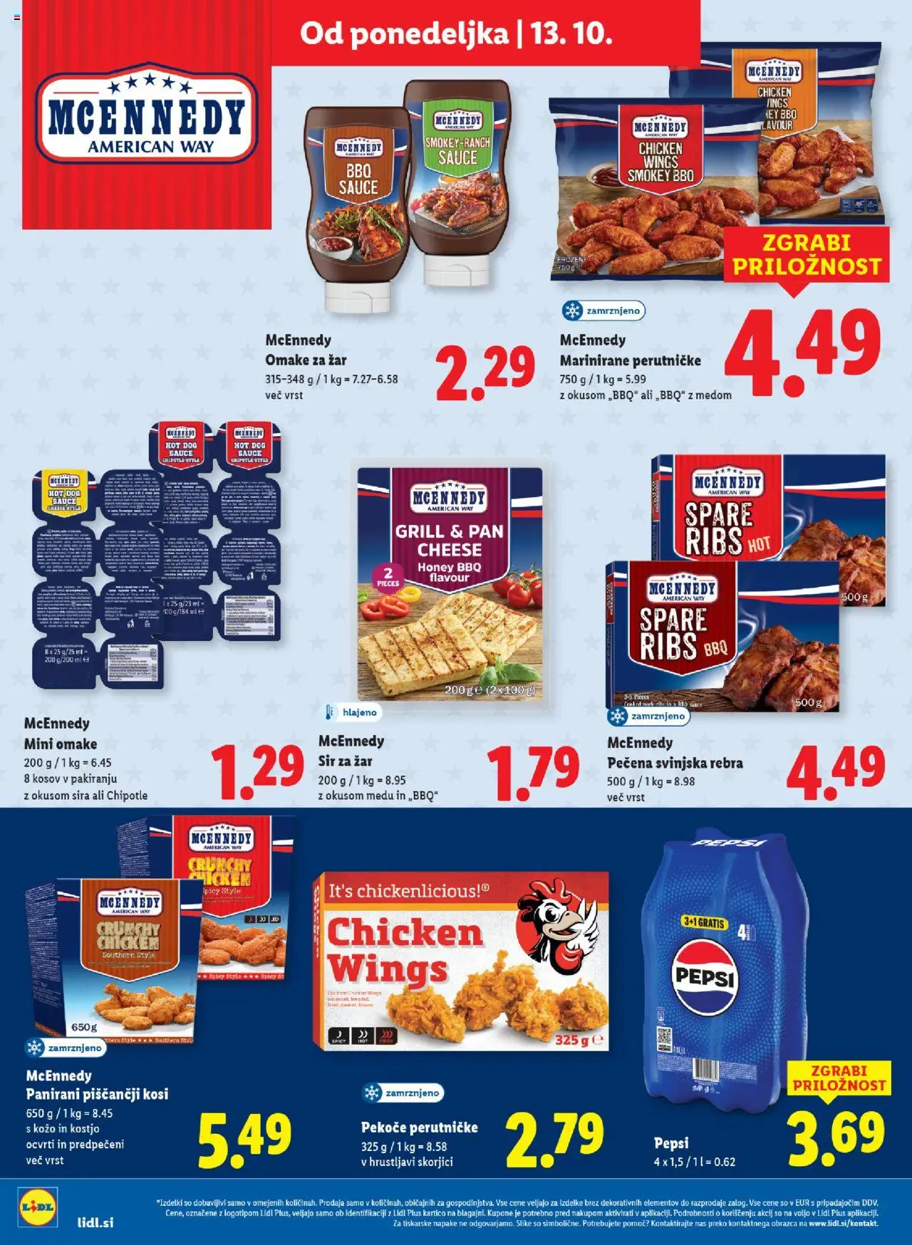 Novi Lidl katalog ponudbe – veljaven od 09.10.2025 | Stran: 42 | Izdelki: Zar, Sir, Grill