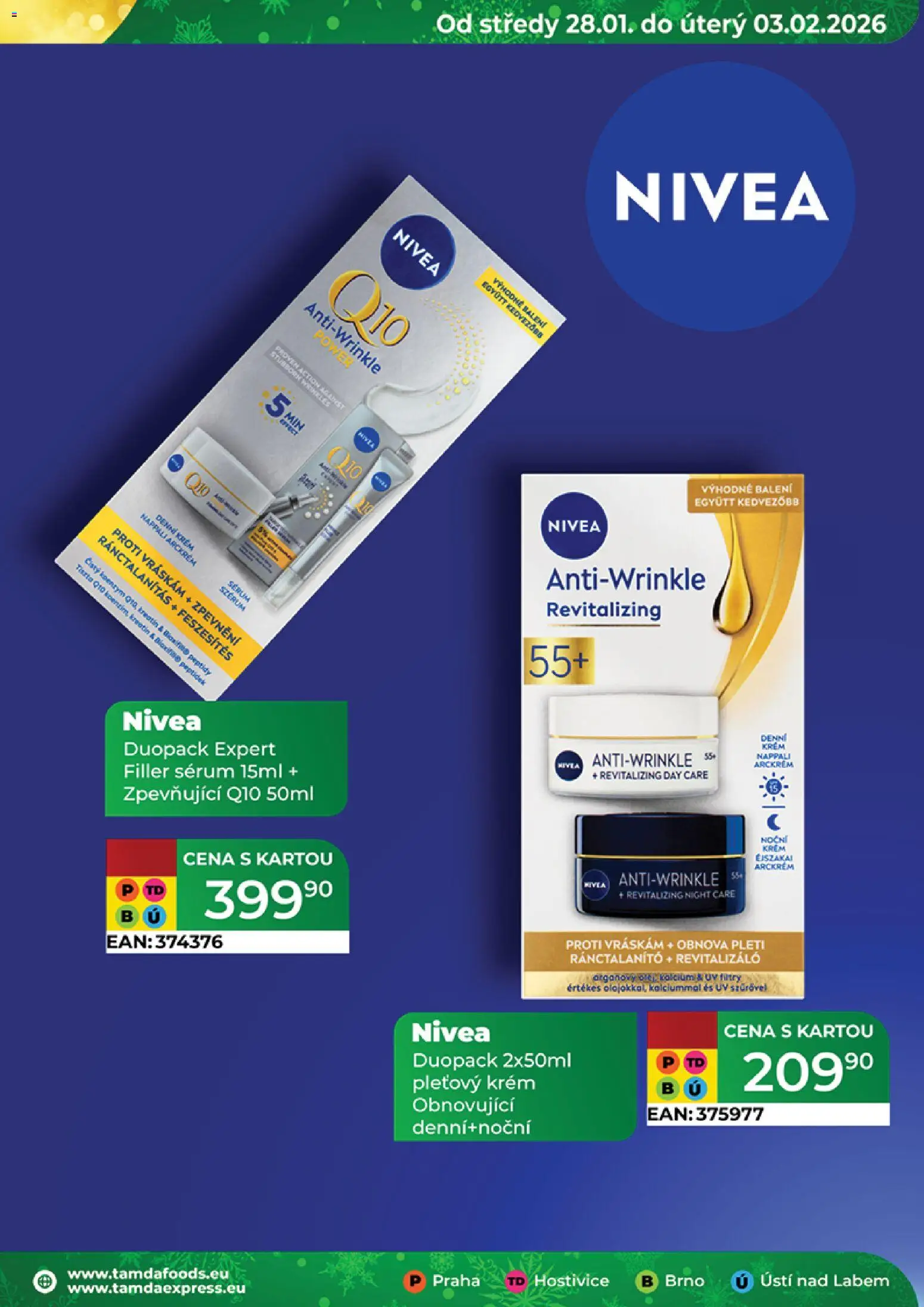 Tamda Foods leták od 28.01.2026 | Strana: 39 | Produkty: Nivea, Sérum, Krém