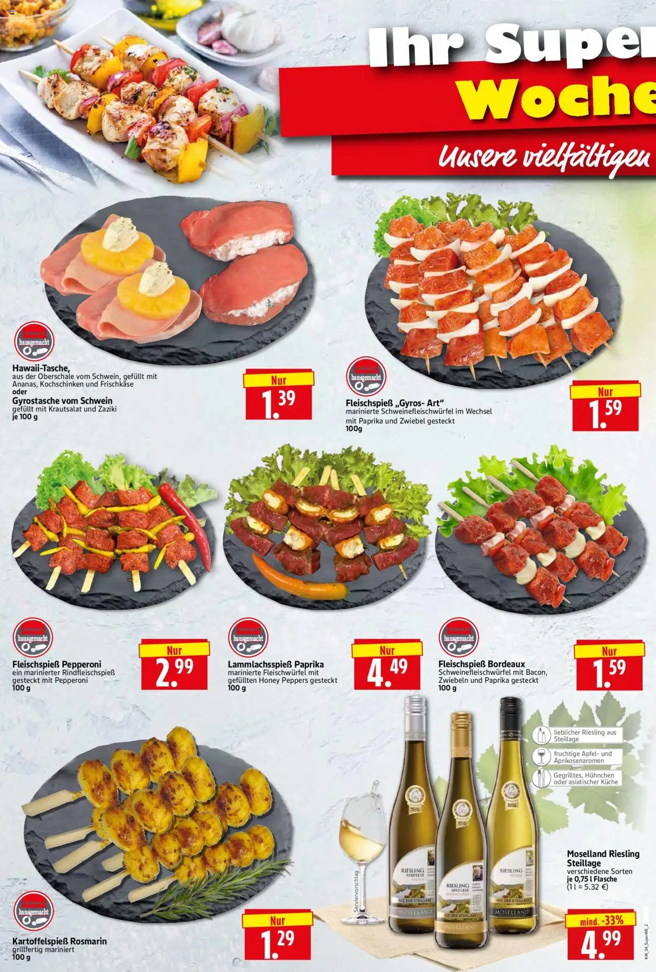 HERKULES Sonderbeilage - gültig ab dem 21.08.2025 | Seite: 2 | Produkte: Äpfel, Zwiebeln, Paprika, Frischkase