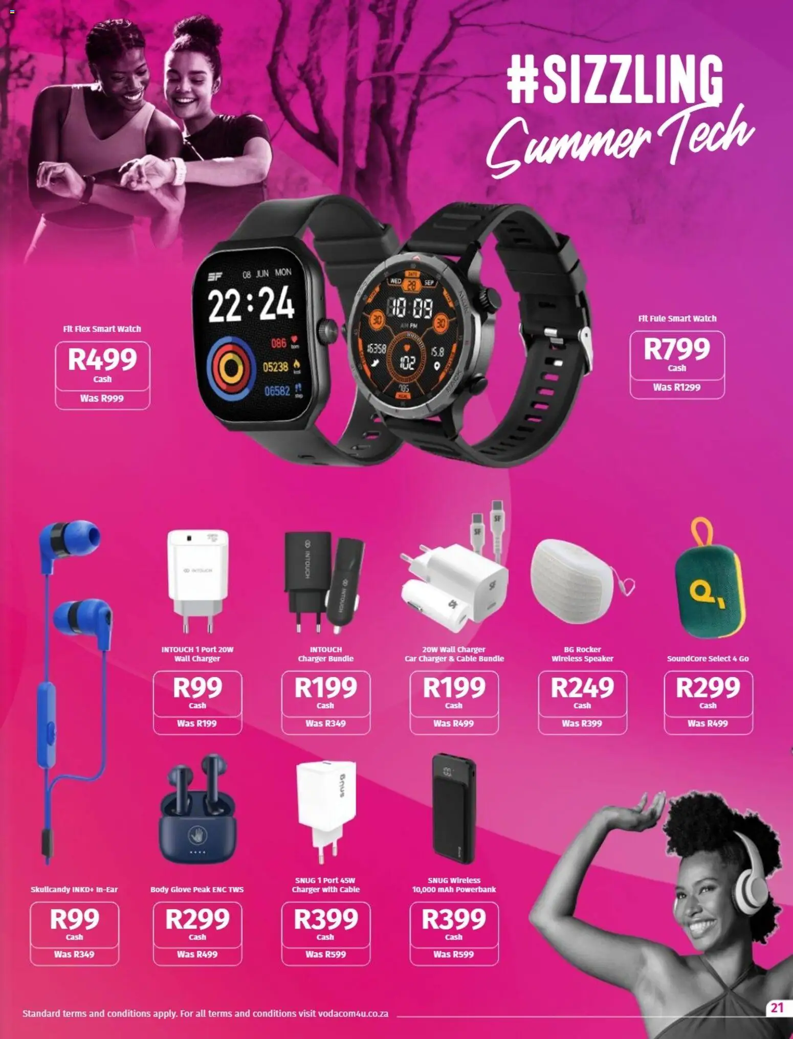 New Vodacom catalogue – valid from 09.12.2025 | Page: 21 | Products: Car charger, Watch, Cable, Charger