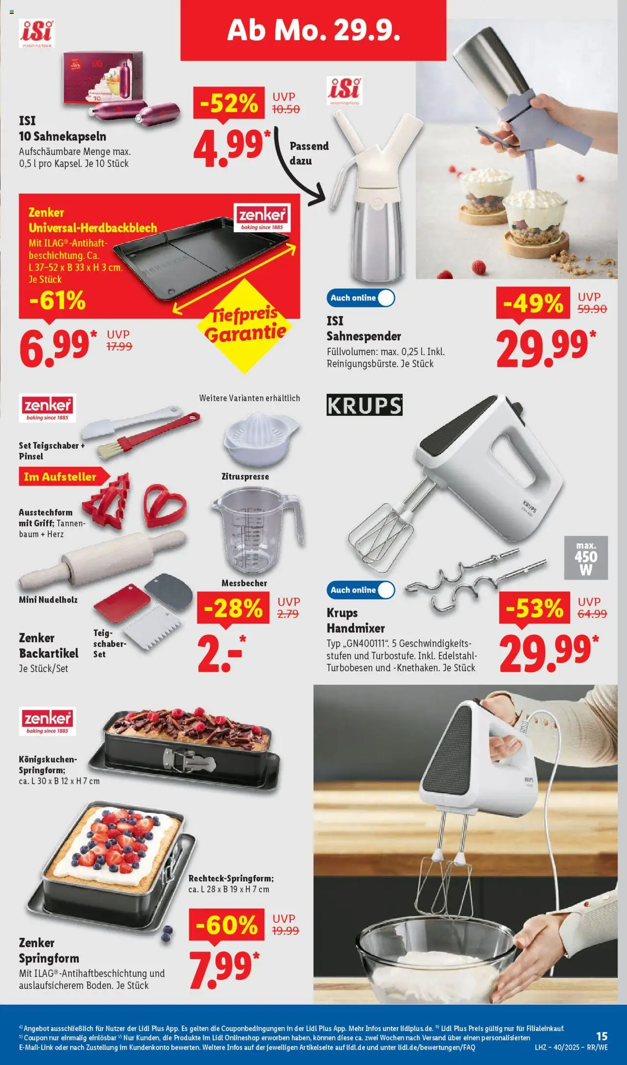 Lidl Prospekt Düsseldorf – gültig ab 29.09.2025 | Seite: 25 | Produkte: Krups, Pinsel, Handmixer