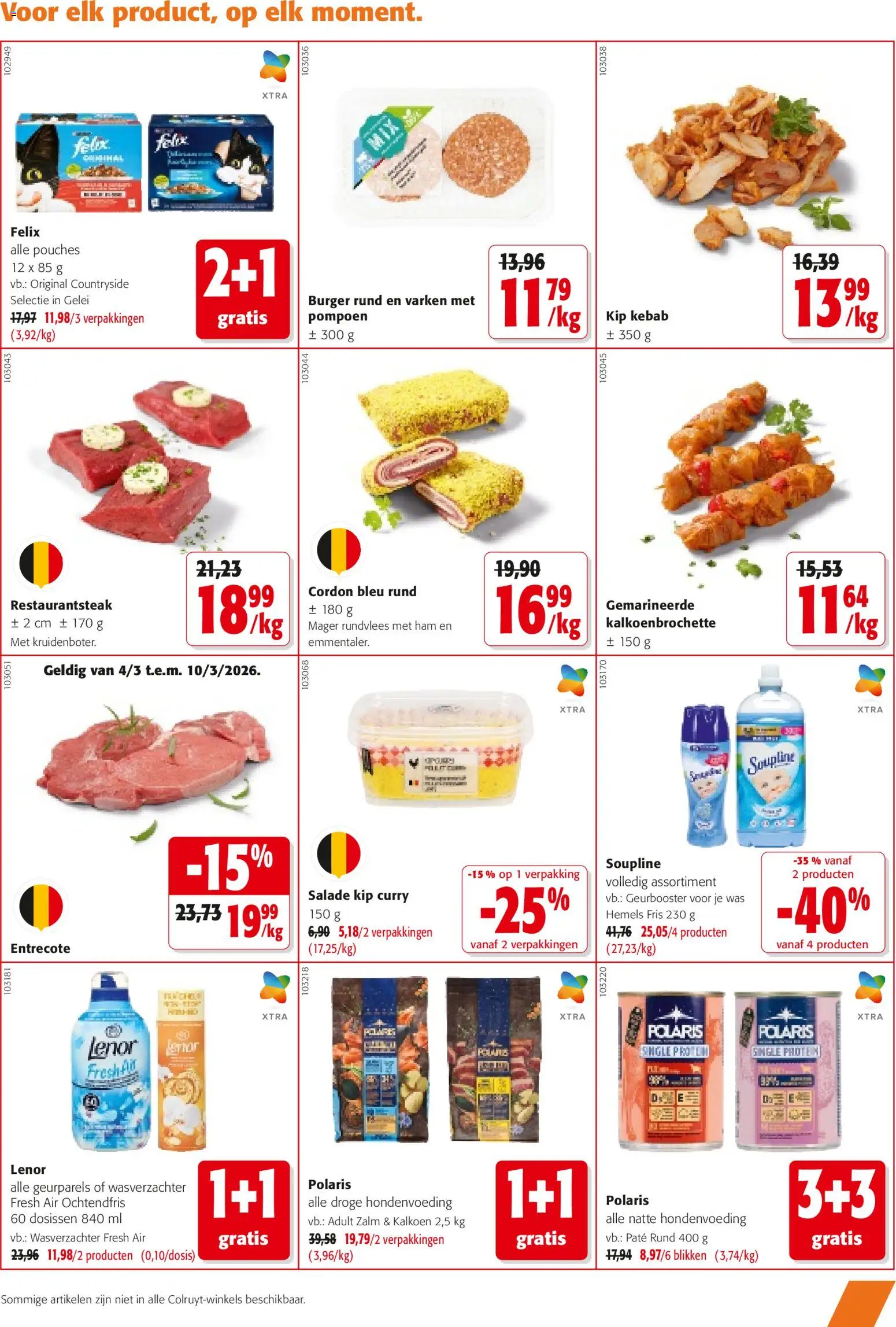 {H1} | Pagina: 17 | Producten: Ham, Rundvlees, Kip, Wasverzachter