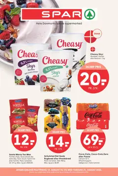 Eksempel på tilbudsavis Spar - Tilbudsavis fra butik Spar gyldig fra 15.08.2025