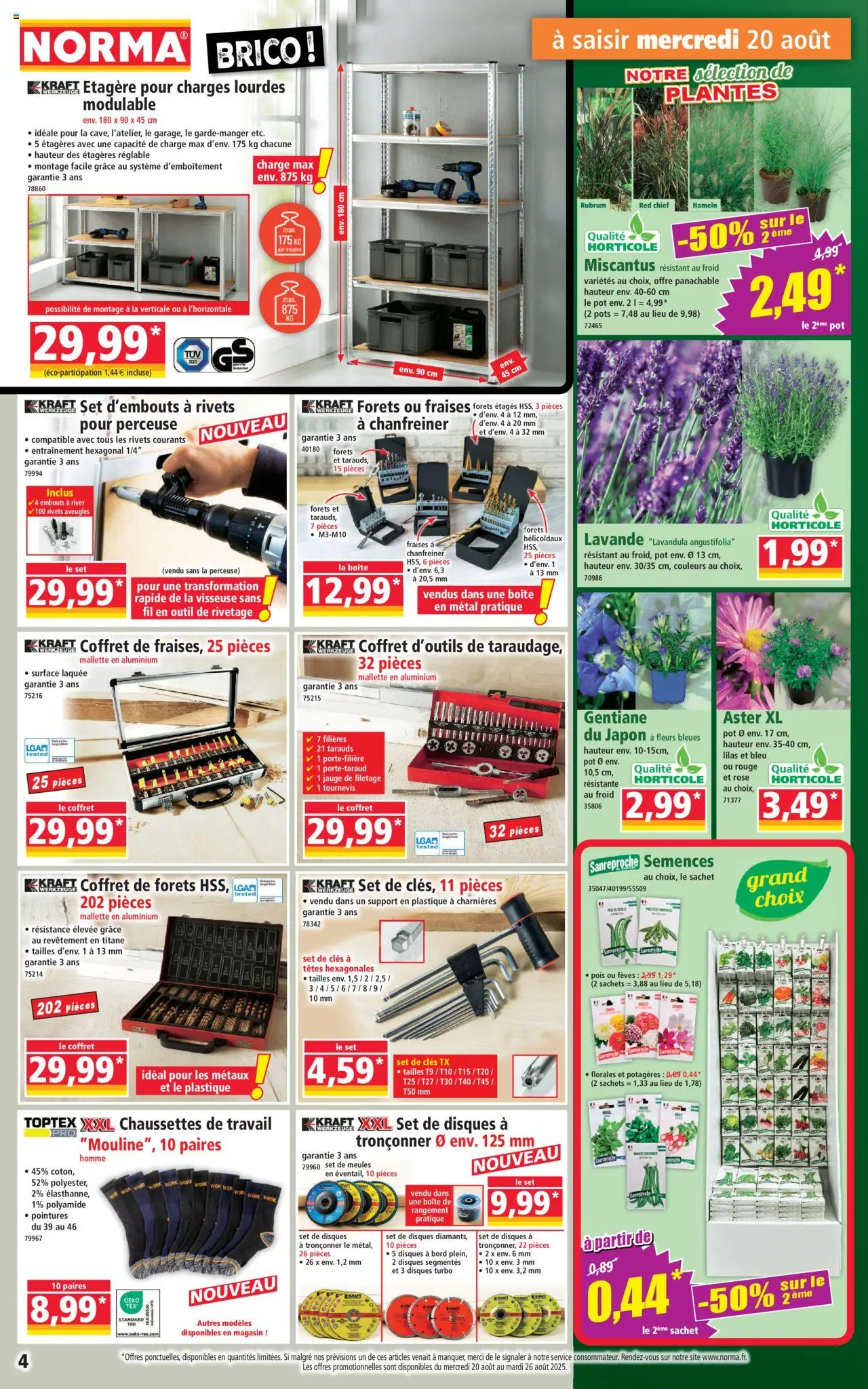  | Page: 4 | Produits: Lavande, Tournevis, Plantes, Pois