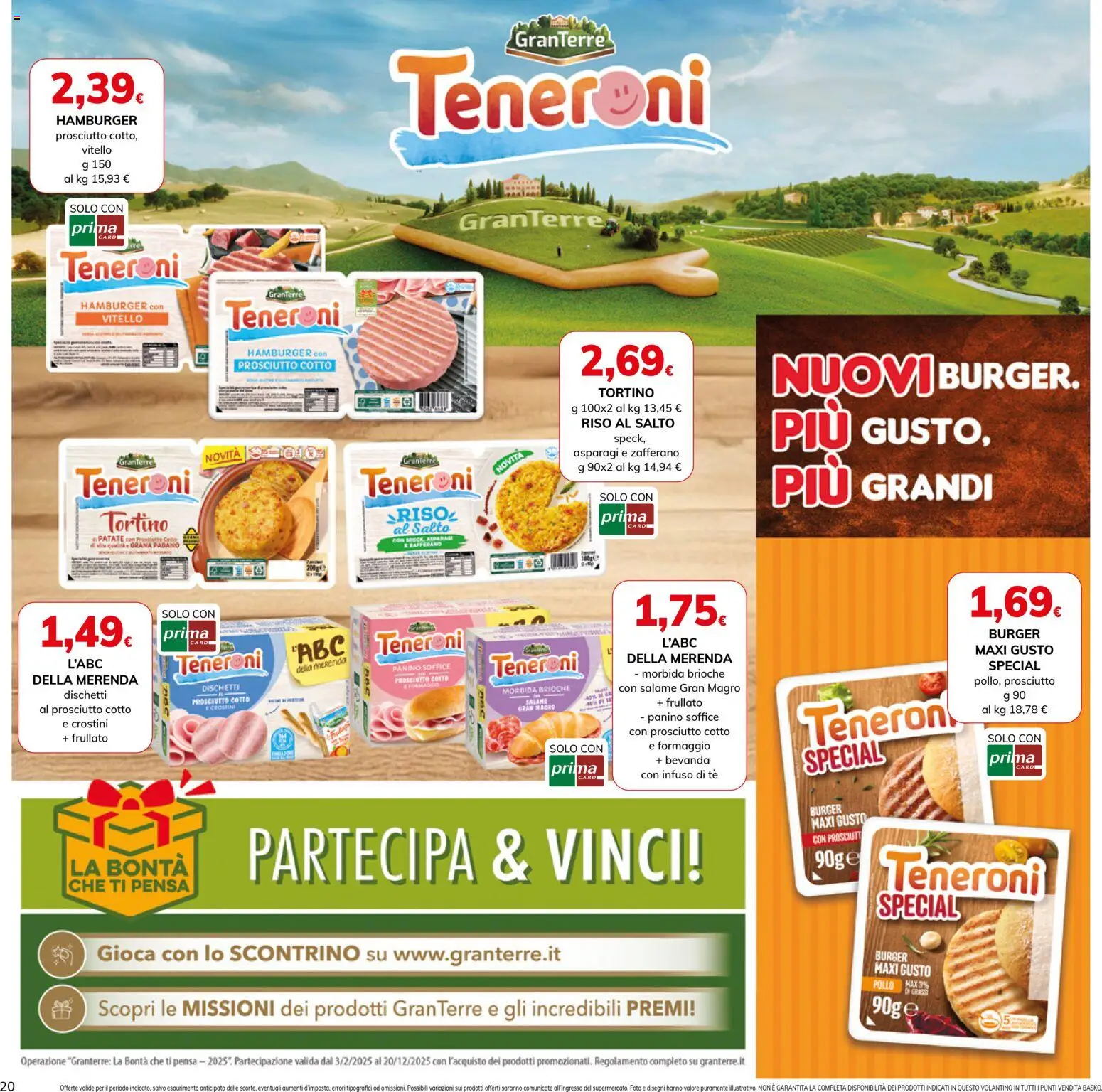 Volantino Basko del 27.11.2025 | Pagina: 20 | Prodotti: Salame, Patate, Prosciutto, Vitello