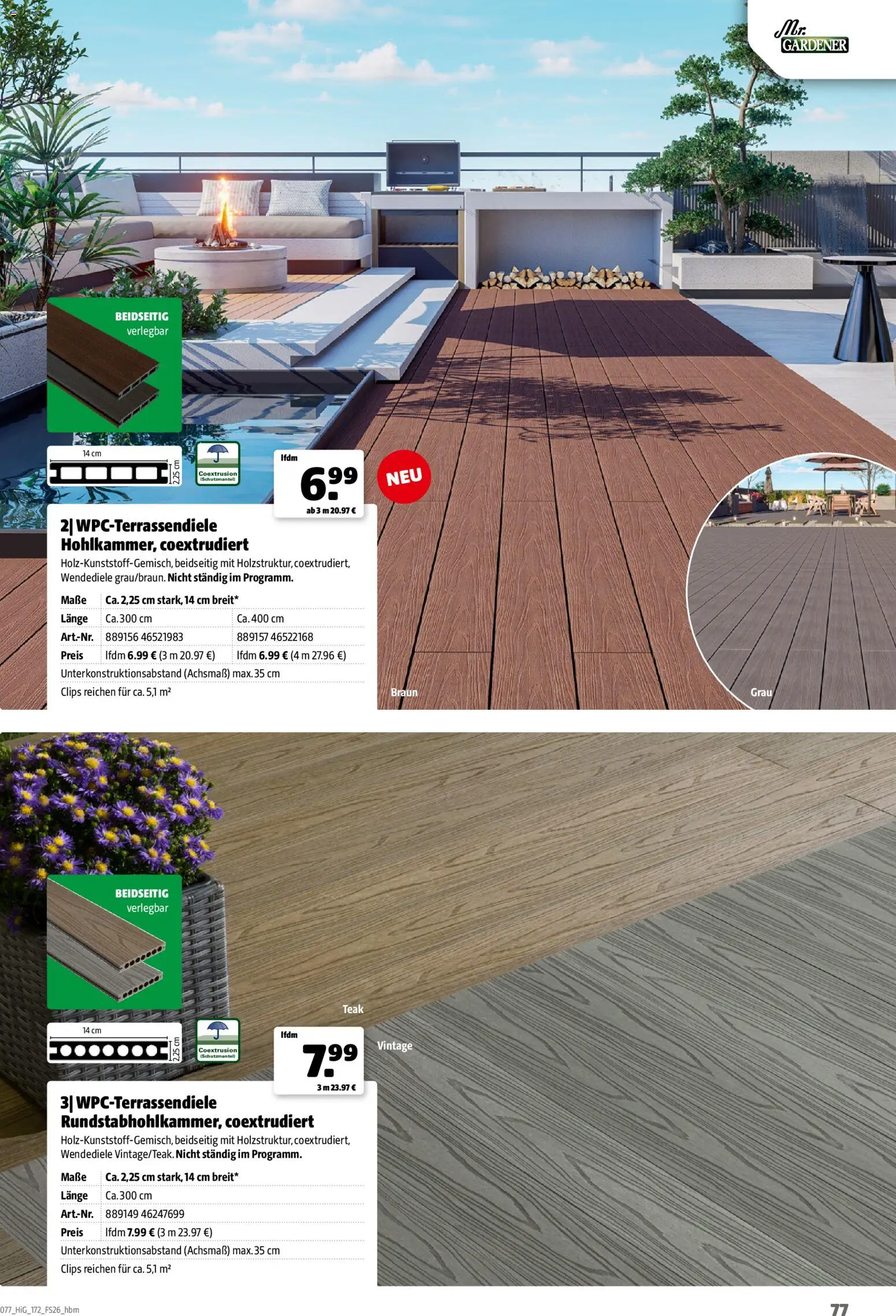 Hagebau Gartengestaltungsortiment – gültig ab 02.03.2026 | Seite: 77