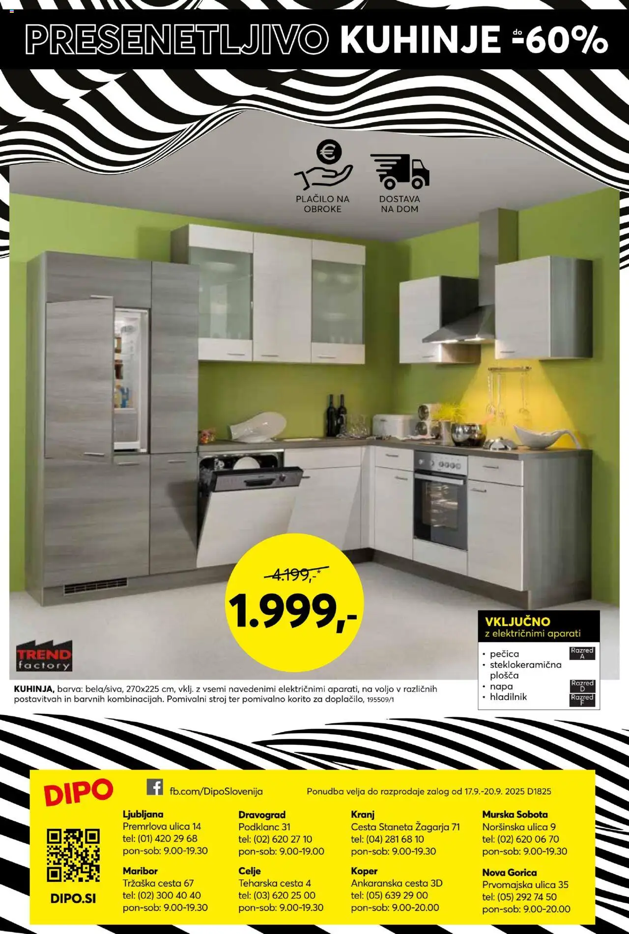 Novi Dipo katalog ponudbe – veljaven od 17.09.2025 | Stran: 24 | Izdelki: Hladilnik, Pecica, Pomivalno korito, Barva