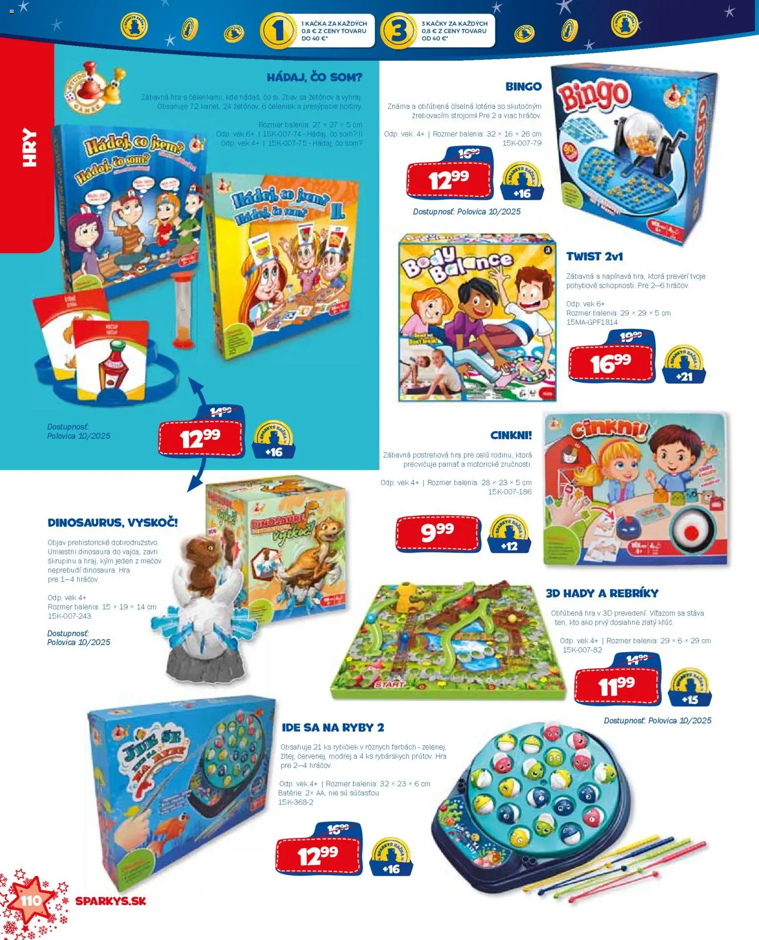 Nové ALLTOYS akcie – leták je platný od 19.11.2025 | Strana: 110 | Produkty: Ryby, Hra, Kačka