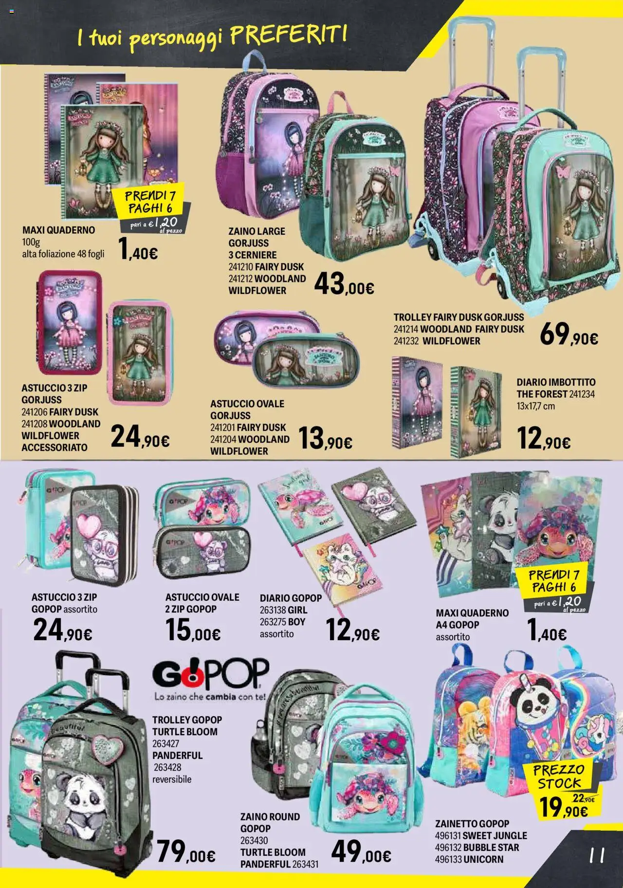Volantino Orizzonte del 04.08.2025 | Pagina: 11 | Prodotti: Tè, Zaino, The, Quaderno