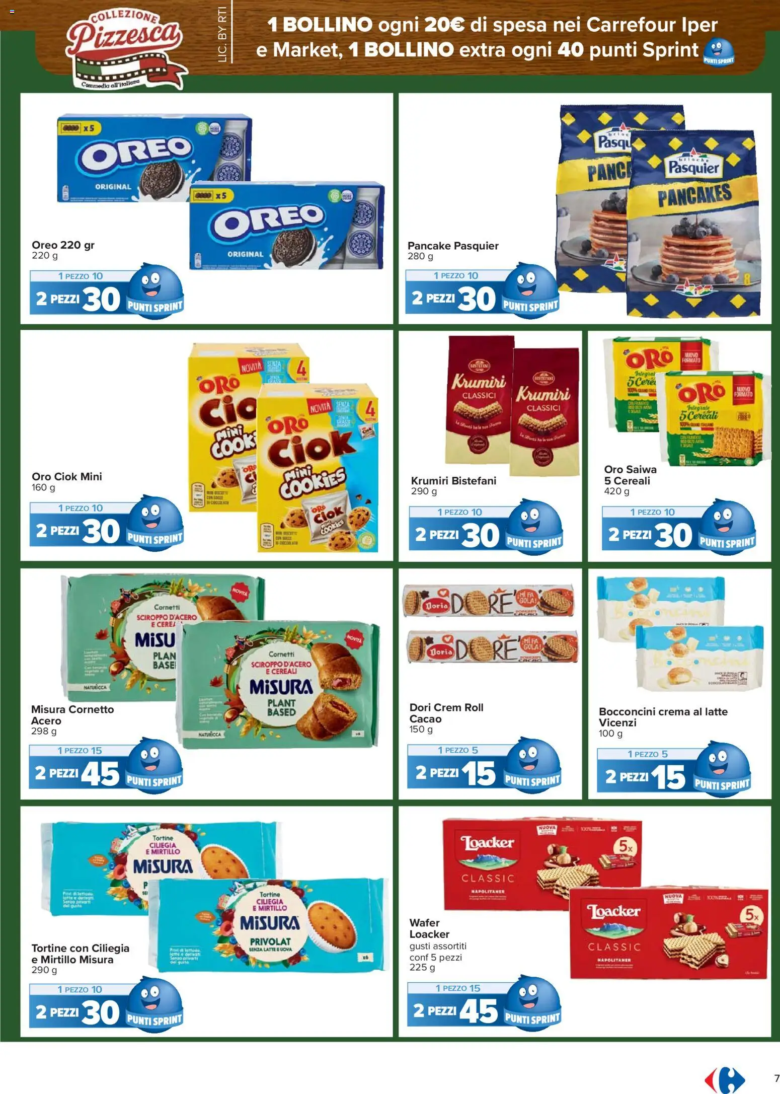 Volantino Carrefour del 15.01.2026 | Pagina: 7 | Prodotti: Uova, Cornetto, Latte, Cacao