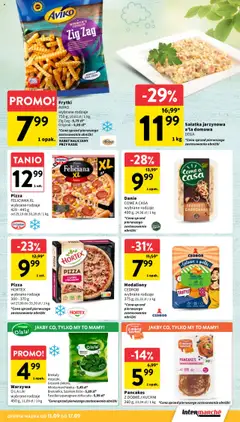 Intermarche Gazetka od 11.09.2025 | Strona: 19 | Produkty: Groszek, Szpinak, Sałatka, Pancakes