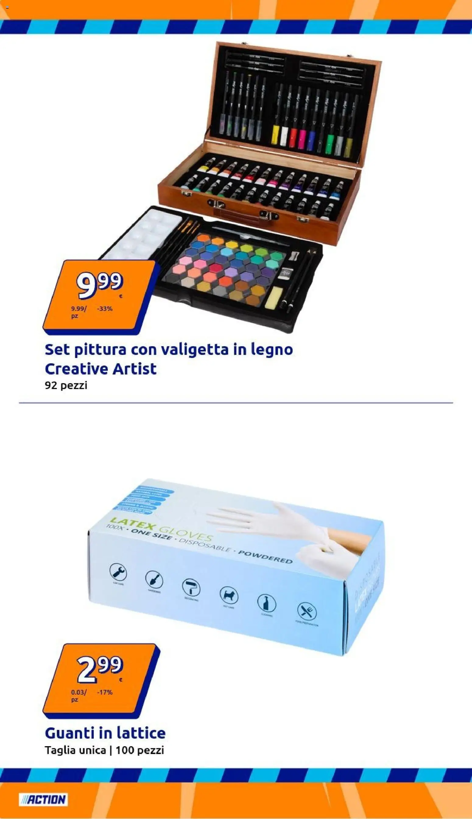 Volantino Action del 21.01.2026 | Pagina: 32 | Prodotti: Guanti, Pittura, Valigetta