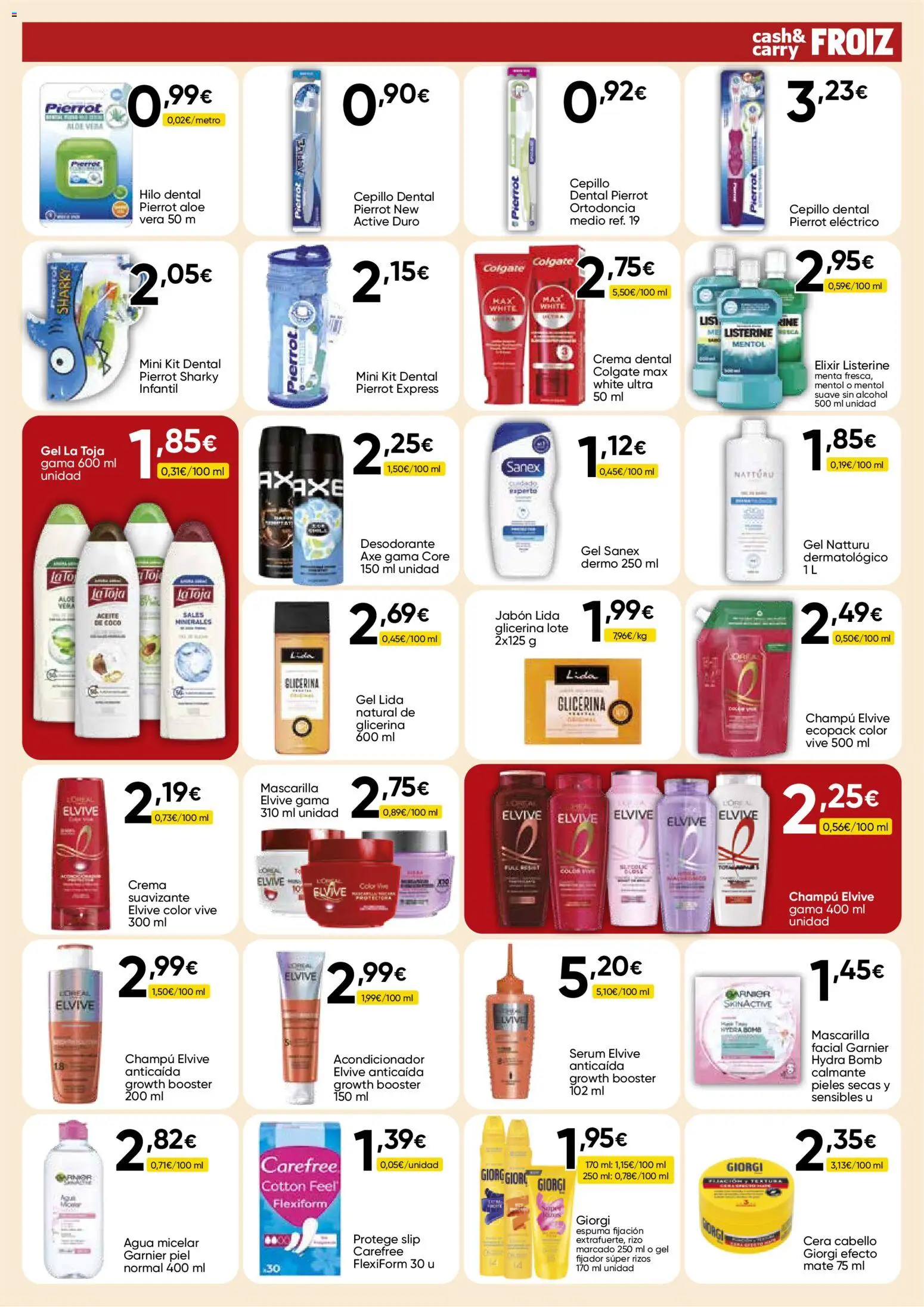 Froiz - Folleto Cash │ válido desde el 03.03.2026 | Página: 15 | Productos: Jabón, Aceite, Crema, Suavizante