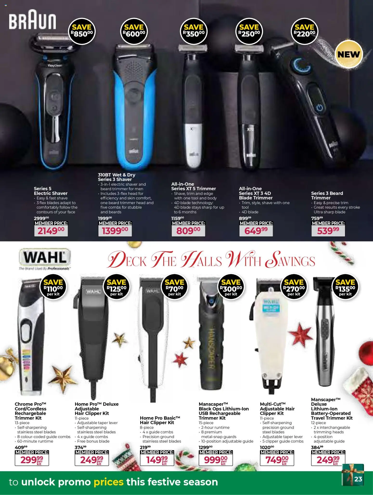New Dis-Chem catalogue – valid from 25.11.2025 | Page: 23 | Products: USB, Hair clipper