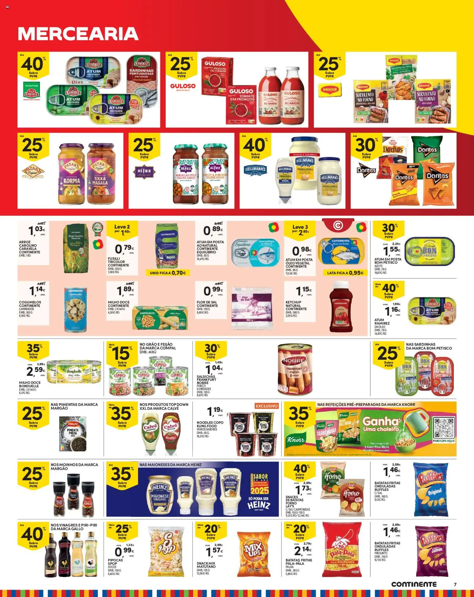 Continente - Madeira │ válido de 11.11.2025 | Página: 7 | Produtos: Pimenta, Pipocas, Sal, Arroz