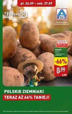 Pogląd oferty "Aldi Gazetka - Promocja ziemniaki" - ważna od 26.09.2025