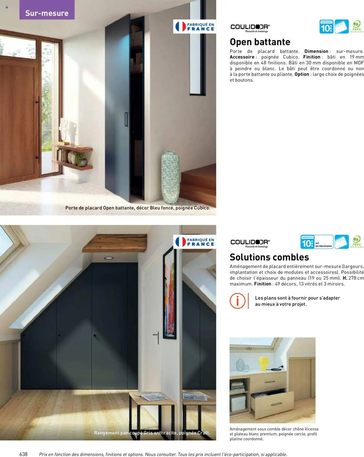  | Page: 638 | Produits: Plateau, Porte, Poignées